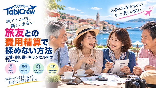 旅友との費用精算で揉めない方法｜立替・割り勘・キャンセル料の7ルール